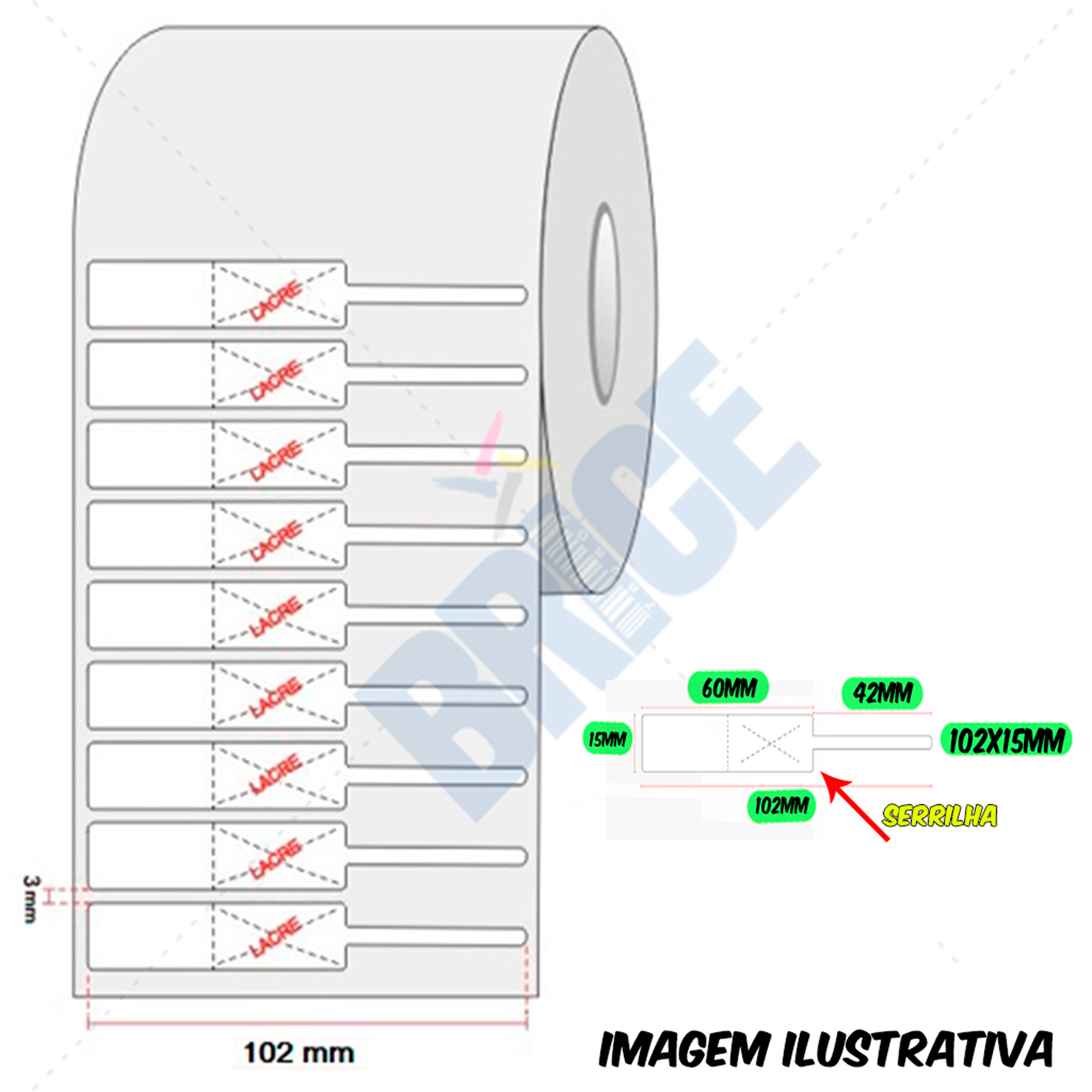 Etiqueta Adesiva Para Óculos E Bijuterias