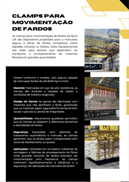 Clamps Ajustáveis Para Fardos