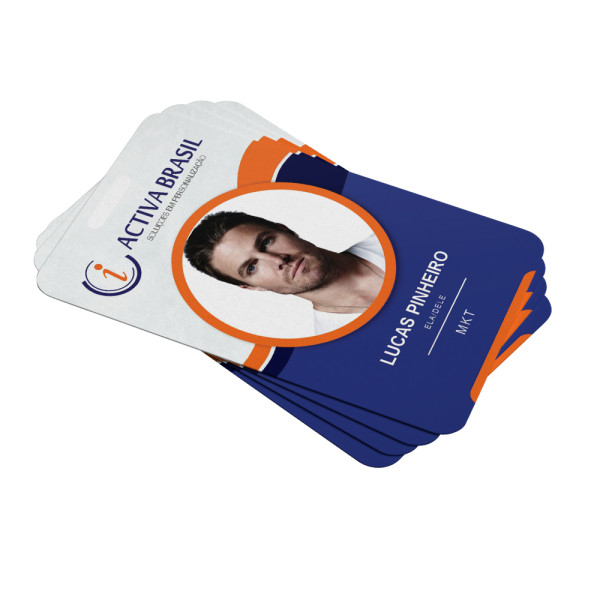 Crachás Personalizados Pvc