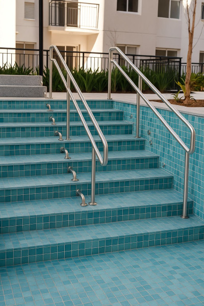 Corrimão Em Aço Inox Para Escadas