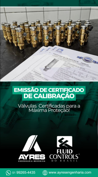 Emissão De Certificado De Calibração