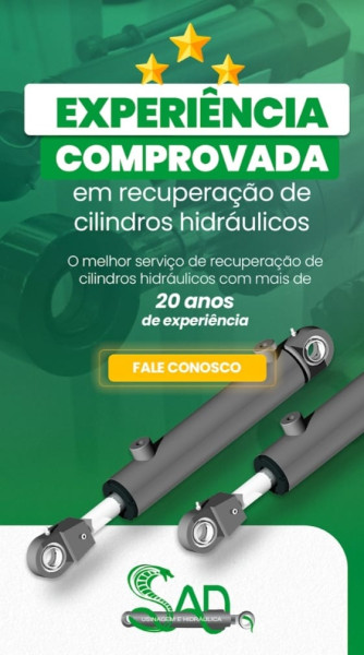 Cilindro Hidráulico Para Máquinas De Construção Civil