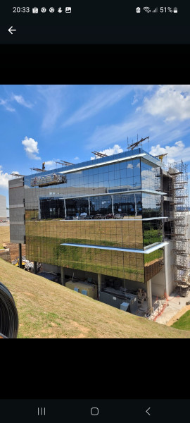 Pele De Vidro Temperado Para Edificações
