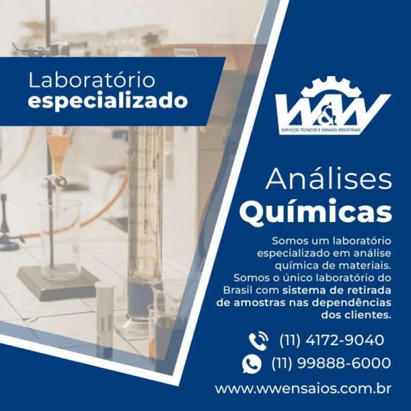 Teste Químico Materiais