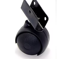 fornecedor de rodízio para móvel com chapa metálica