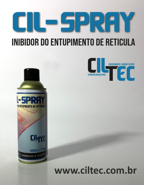 Cil Spray Anti Entupimento Clichês