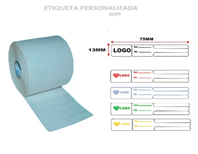 Etiqueta Para Identificação De Jóias