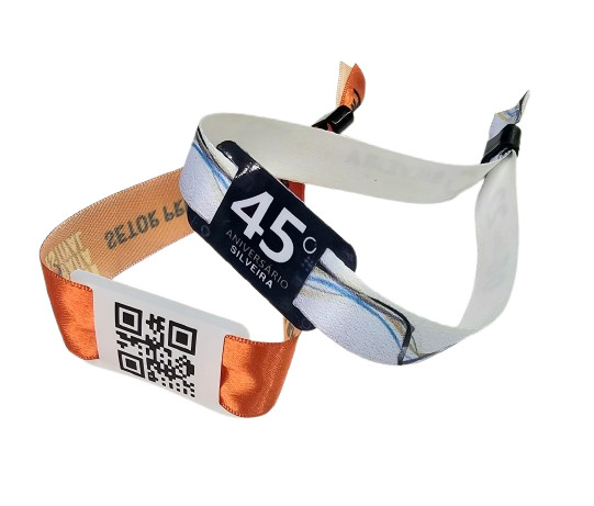 Pulseira Para Balada Em Cetim Personalizada