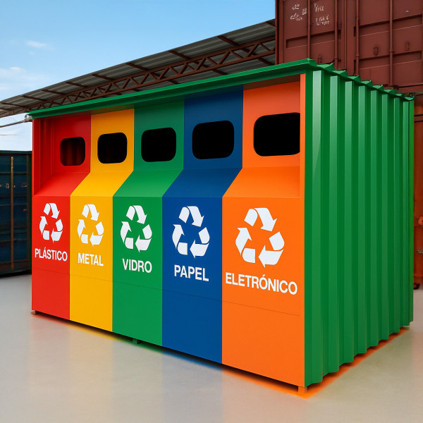 Container Ecoponto Tamanho Personalizado