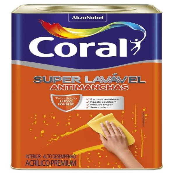 Tinta Acrílica Super Lavável