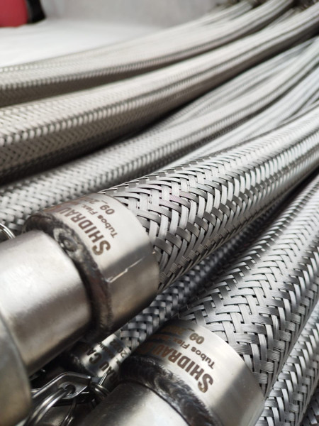 Tubo Flexível De Inox Revestido