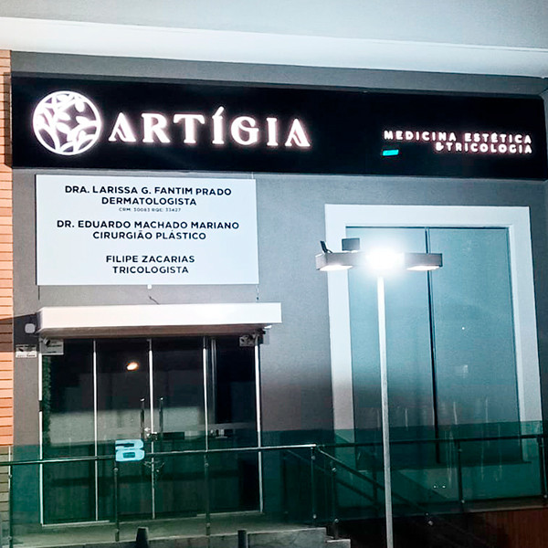 Painel Luminoso Retroiluminado