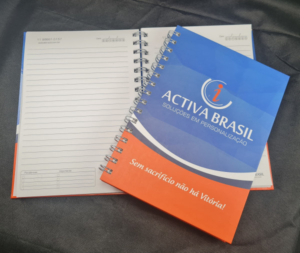 Caderno Personalizado Tamanho A4
