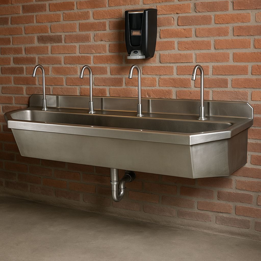 Lavatório Higiênico Em Aço Inox