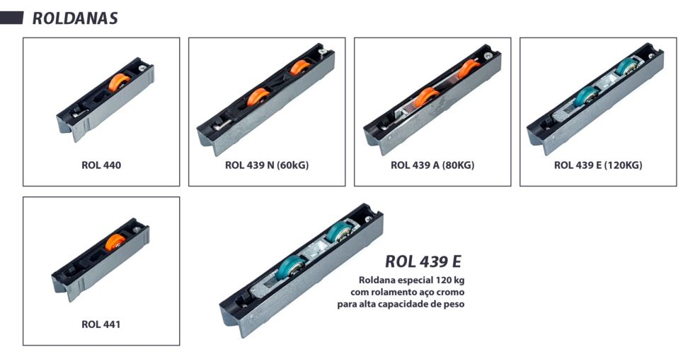 Roldana Com Regulagem De Altura