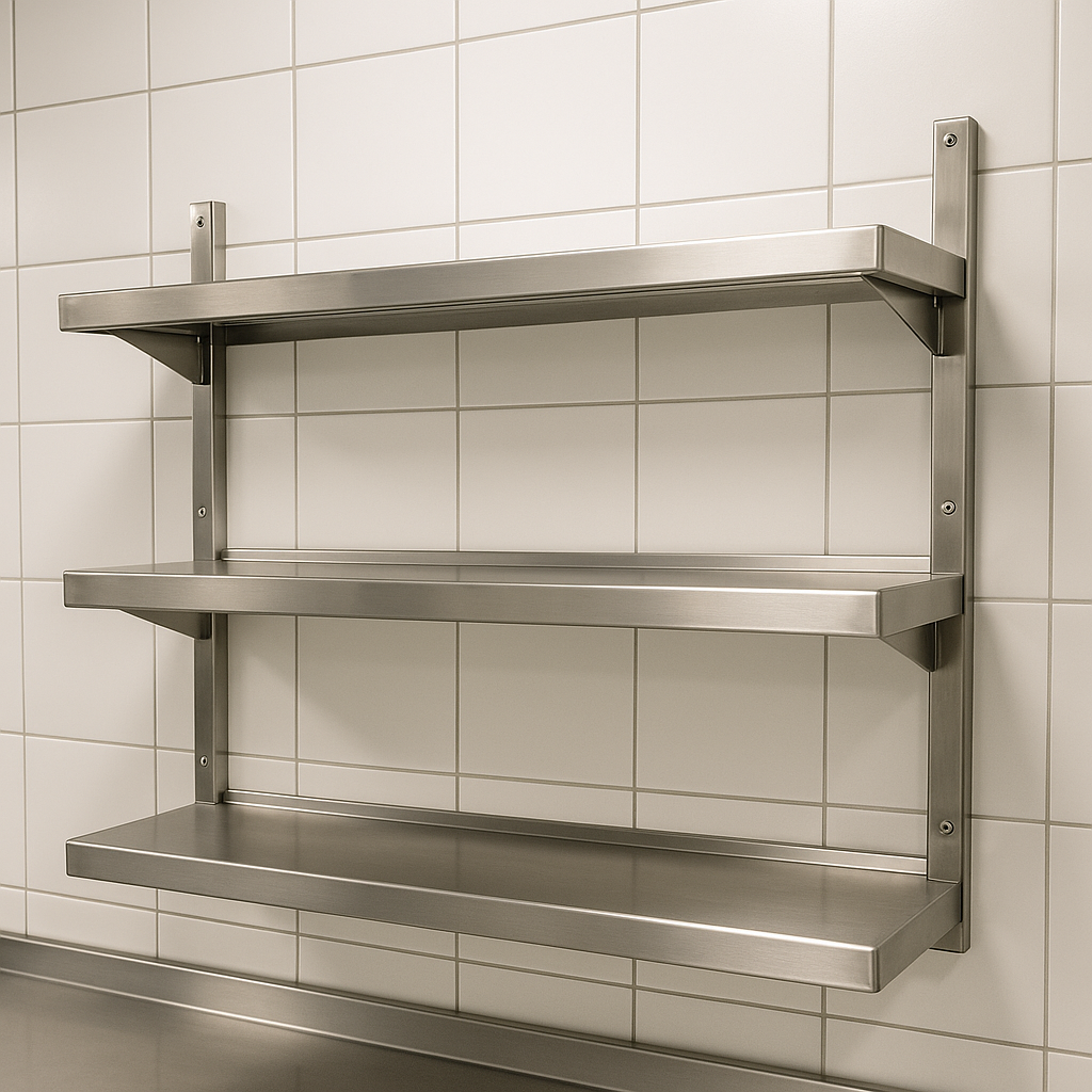 Prateleira Aço Inox Para Cozinhas
