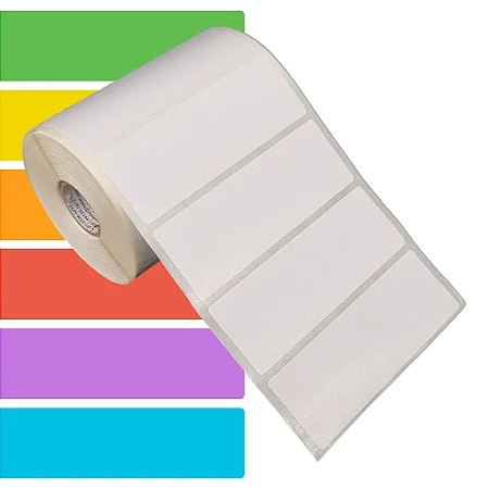 Rótulo Em Couchê Colorido Para Fábrica