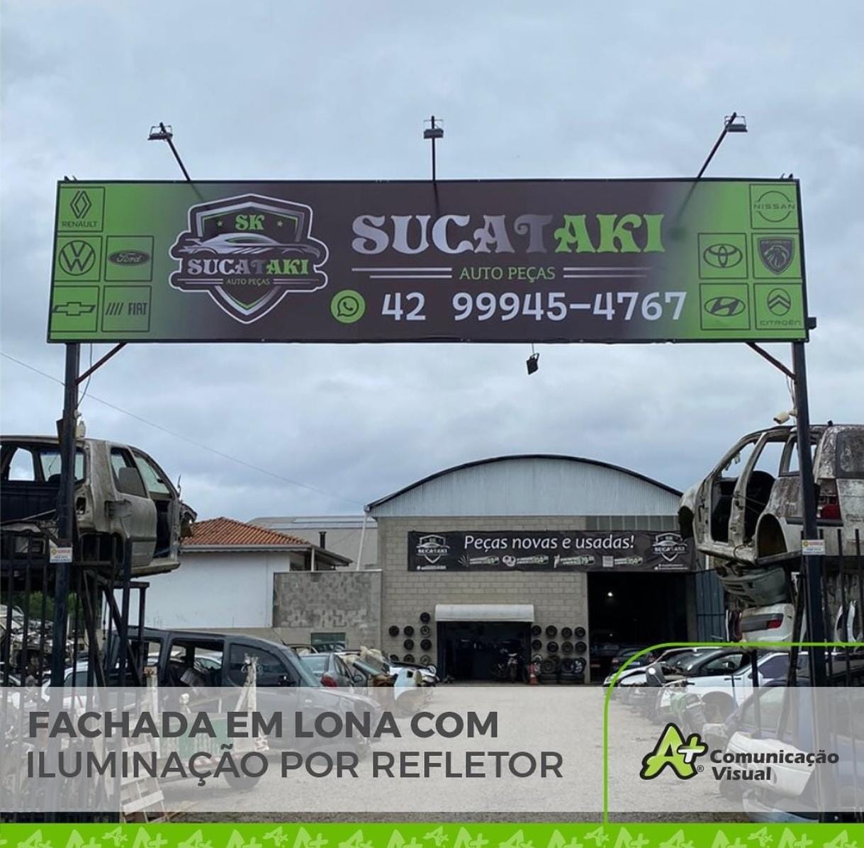 Fachada De Lona Personalizada