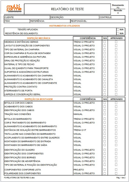 Documentação Técnica Elétrica