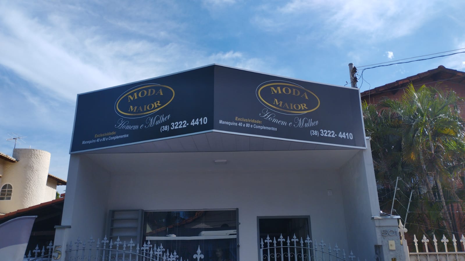 Placa Em Lona