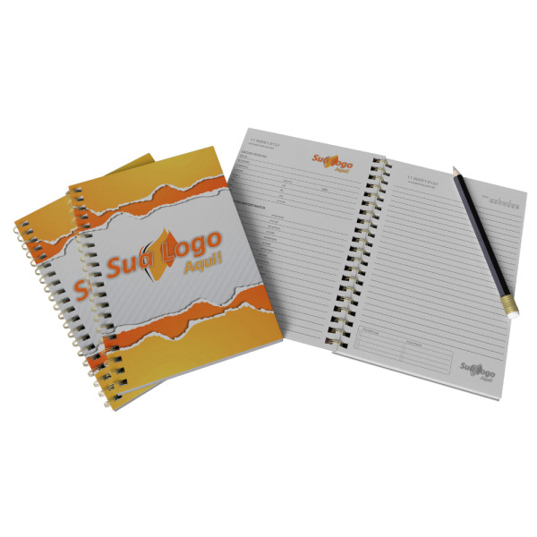Caderno Personalizado Capa Dura