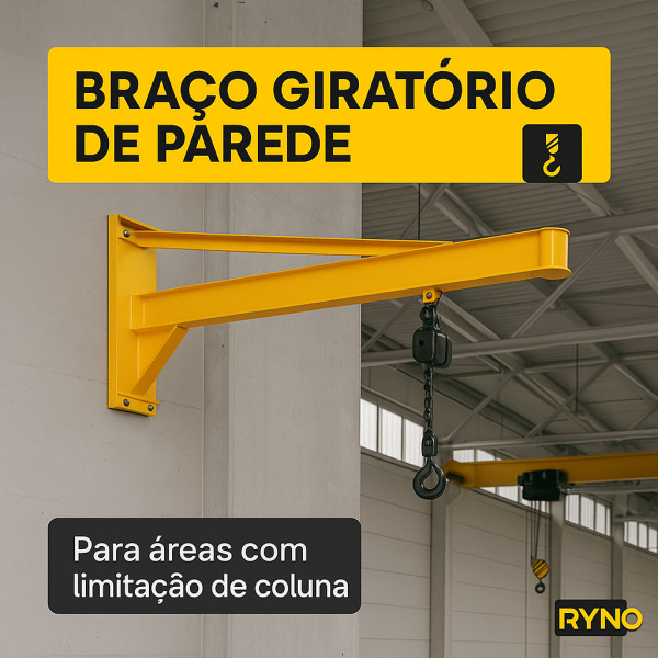 Braço Giratório Com Rotação 360 Graus