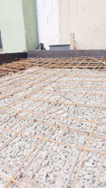 Piso De Concreto Armação De Aço