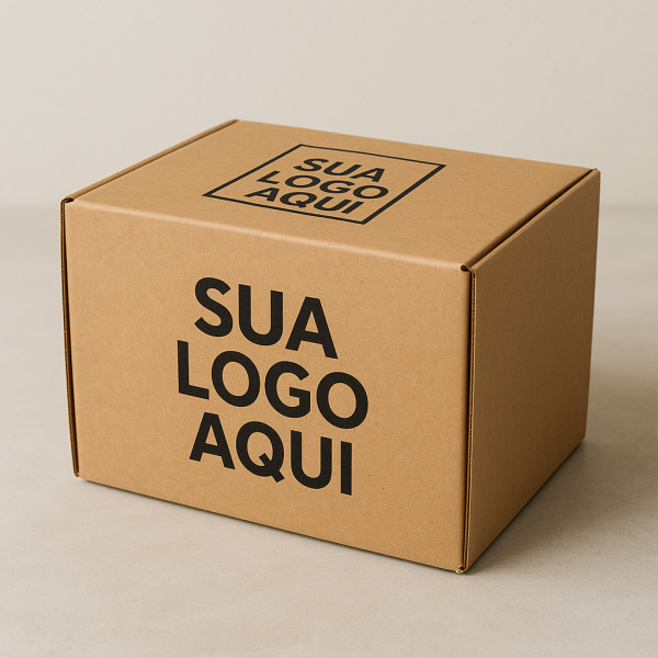 Caixa De Papelão Kraft Personalizada
