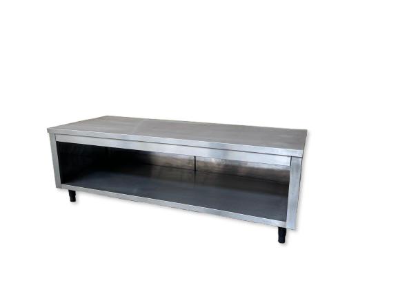 Gabinete Em Aço Inoxidável Com Portas De Correr