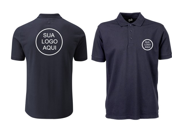 Camisa Polo Preta Para Personalizar