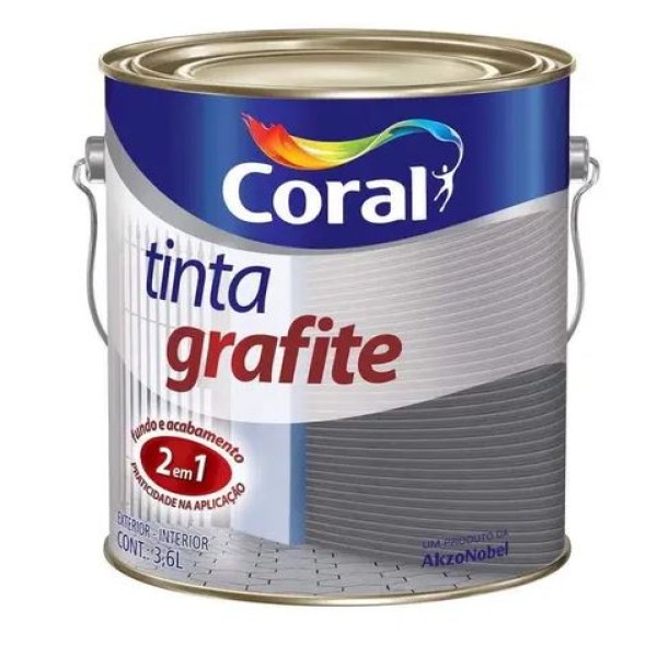 Tinta Grafite Escuro Fosco