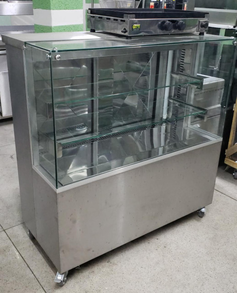 Balcão Inox Escovado Com Rodízios
