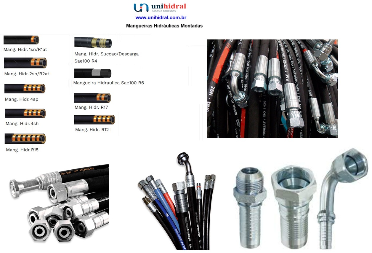 Mangueira Hidráulica Para Indústria Pesada