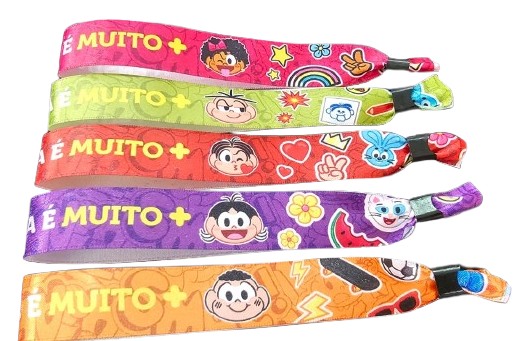 Pulseira De Cetim Personalizada