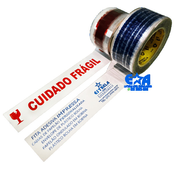 Fita Adesiva Com Adesivo Hot Melt
