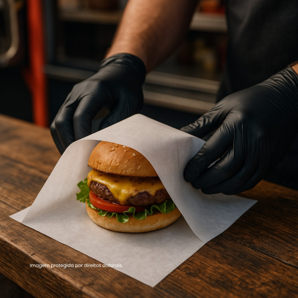 Papel Barreira Para Hamburguerias