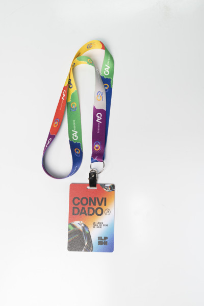 Cordão De Tecido Para Crachá