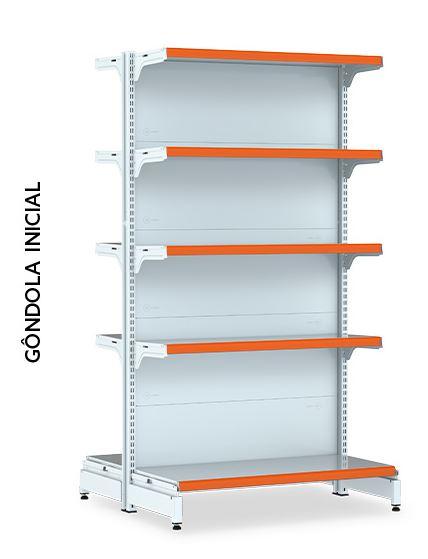 gôndola expositora central