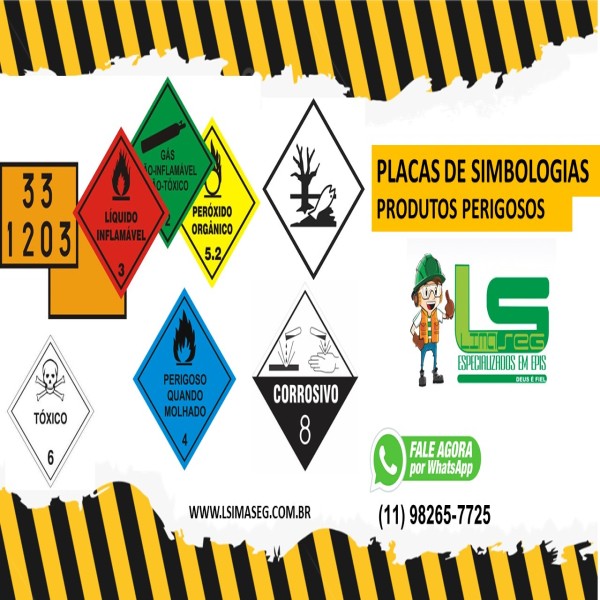Placas Onu Produtos Perigosos