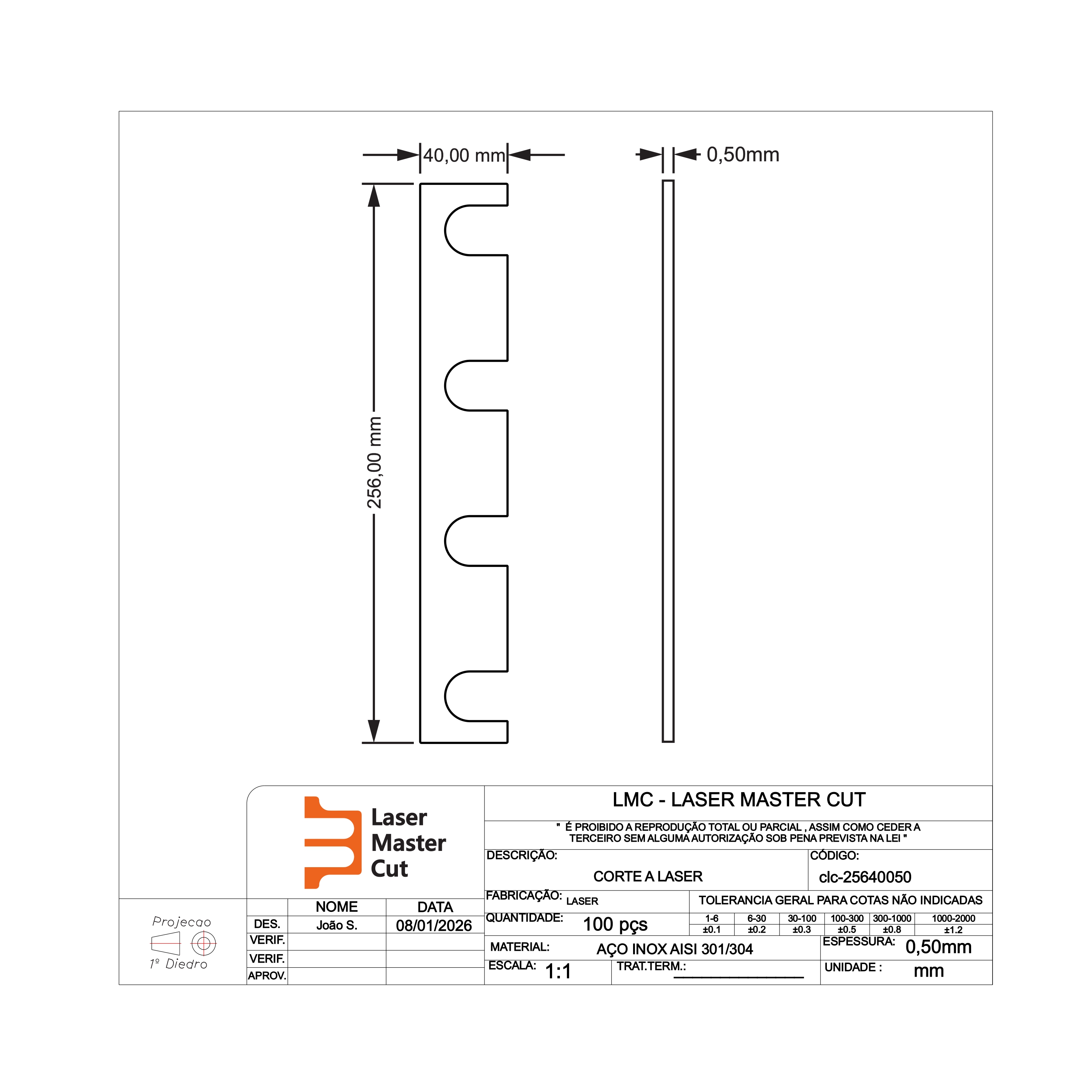 Corte A Laser Para Peças De Precisão