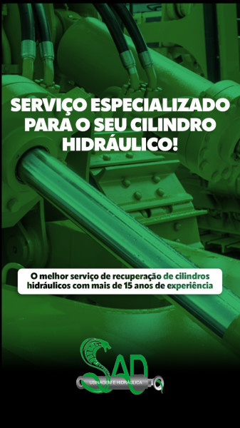 Cilindro Hidráulico Para Mineração E Terraplanagem