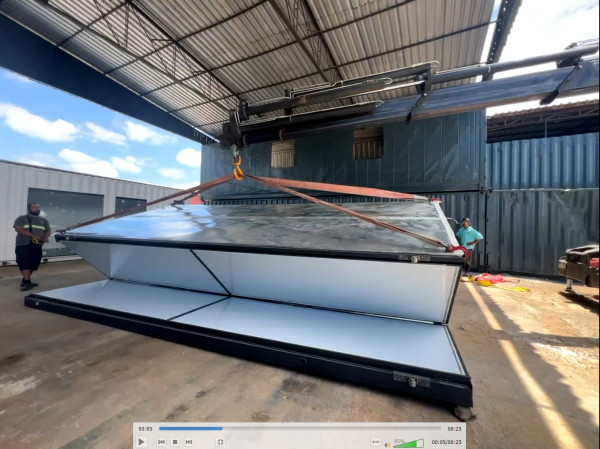 Container Dobravel Com Piso De Fibra