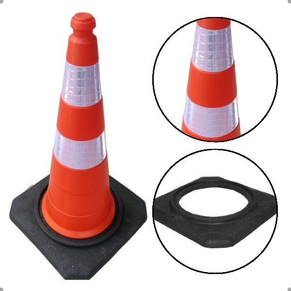 Cone De Sinalização 75 Cm