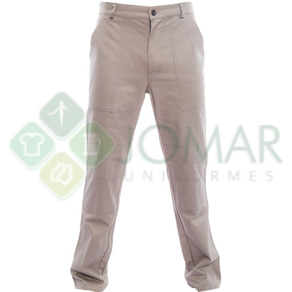 Calça Brim Cinza Uniforme