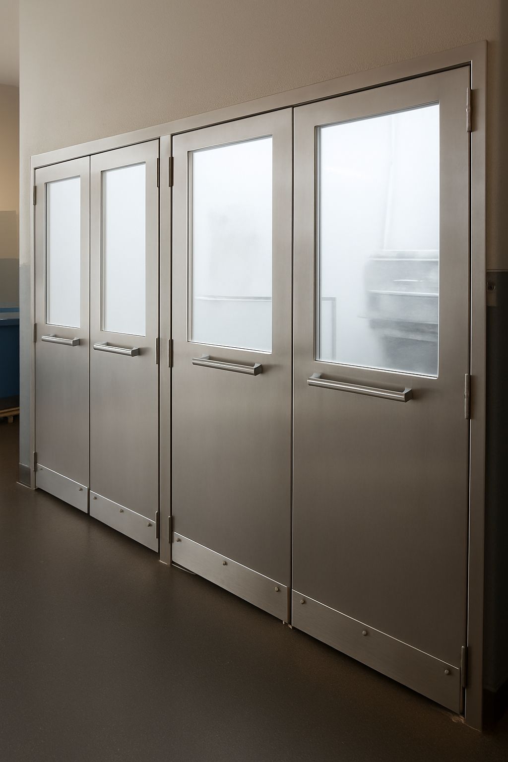 Porta Em Aço Inox Para Indústrias