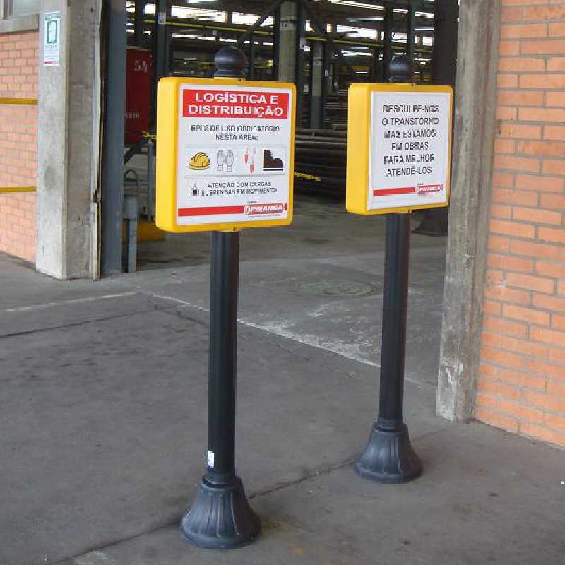 Suporte Para Sinalização De Segurança