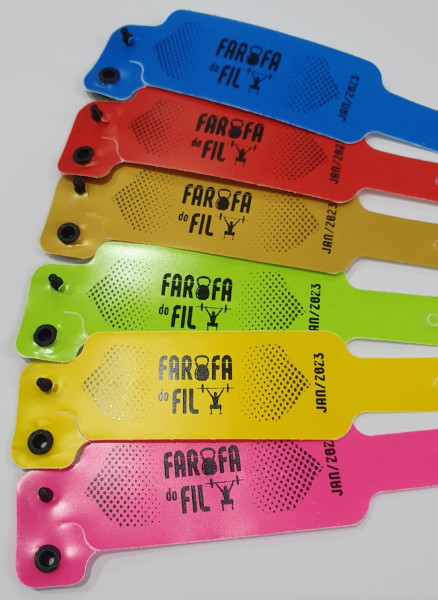 Pulseira Vinil Branca