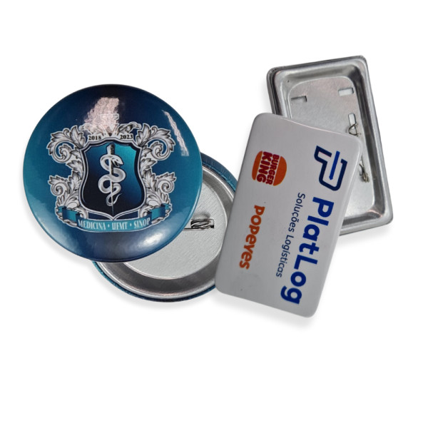 Bottons Personalizados Para Identificação De Equipes
