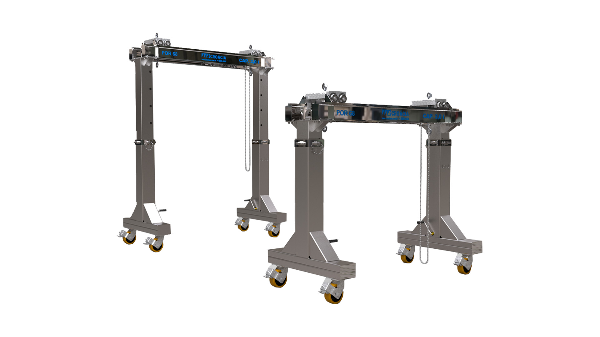 Pórtico Rolante Aço Inox