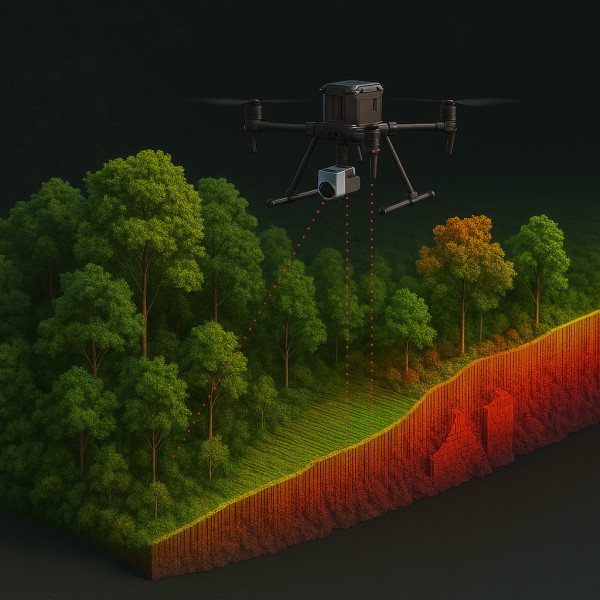 Mapeamento De Área Florestada Lidar
